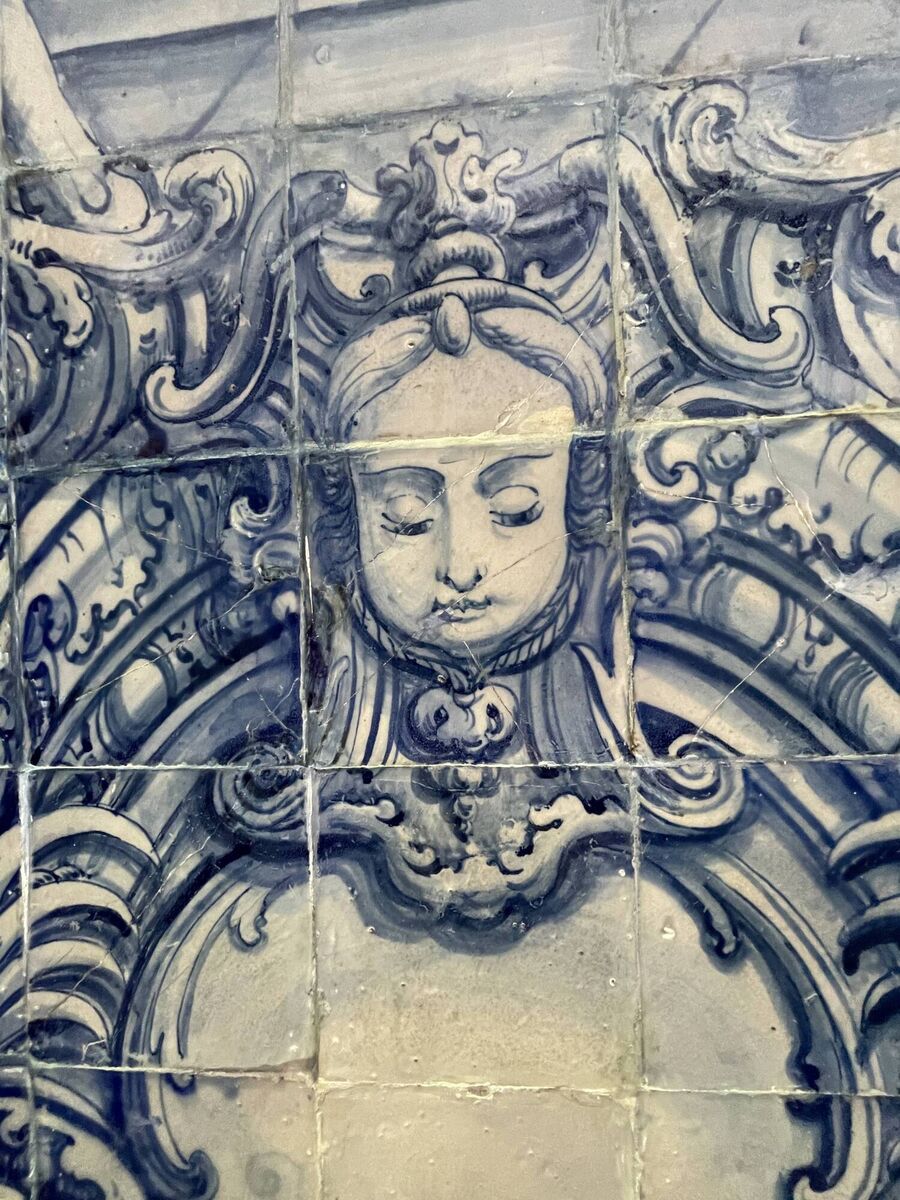 Traditional azueljo tiles