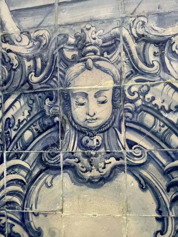 Traditional azueljo tiles