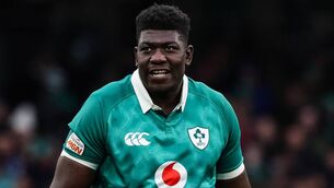 <p>Ireland's Edwin Edogbo. Pic: Billy Stickland/Inpho</p>