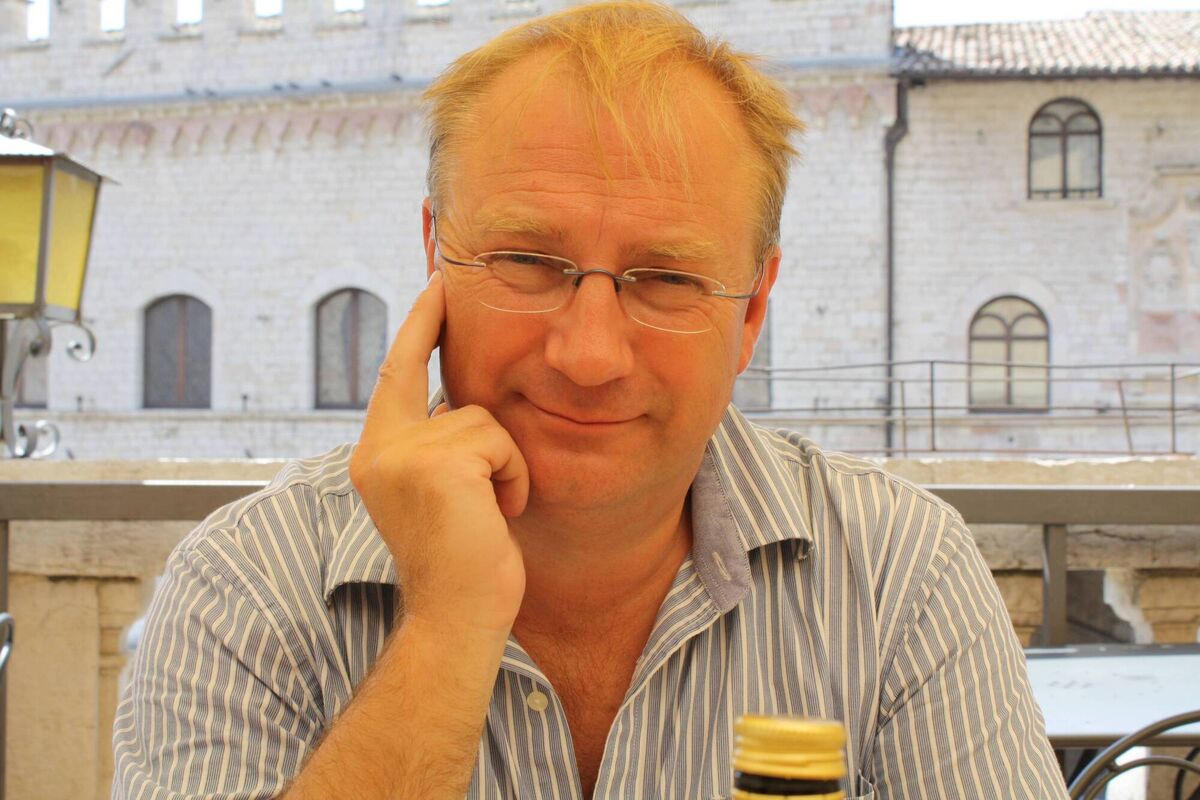 Dr Aonghus O'Donnell on a family holiday in Italy in 2007. 