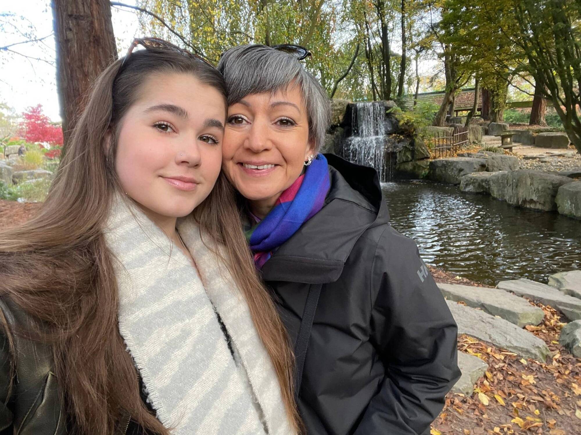 Brigid Burke with her daughter Elsa