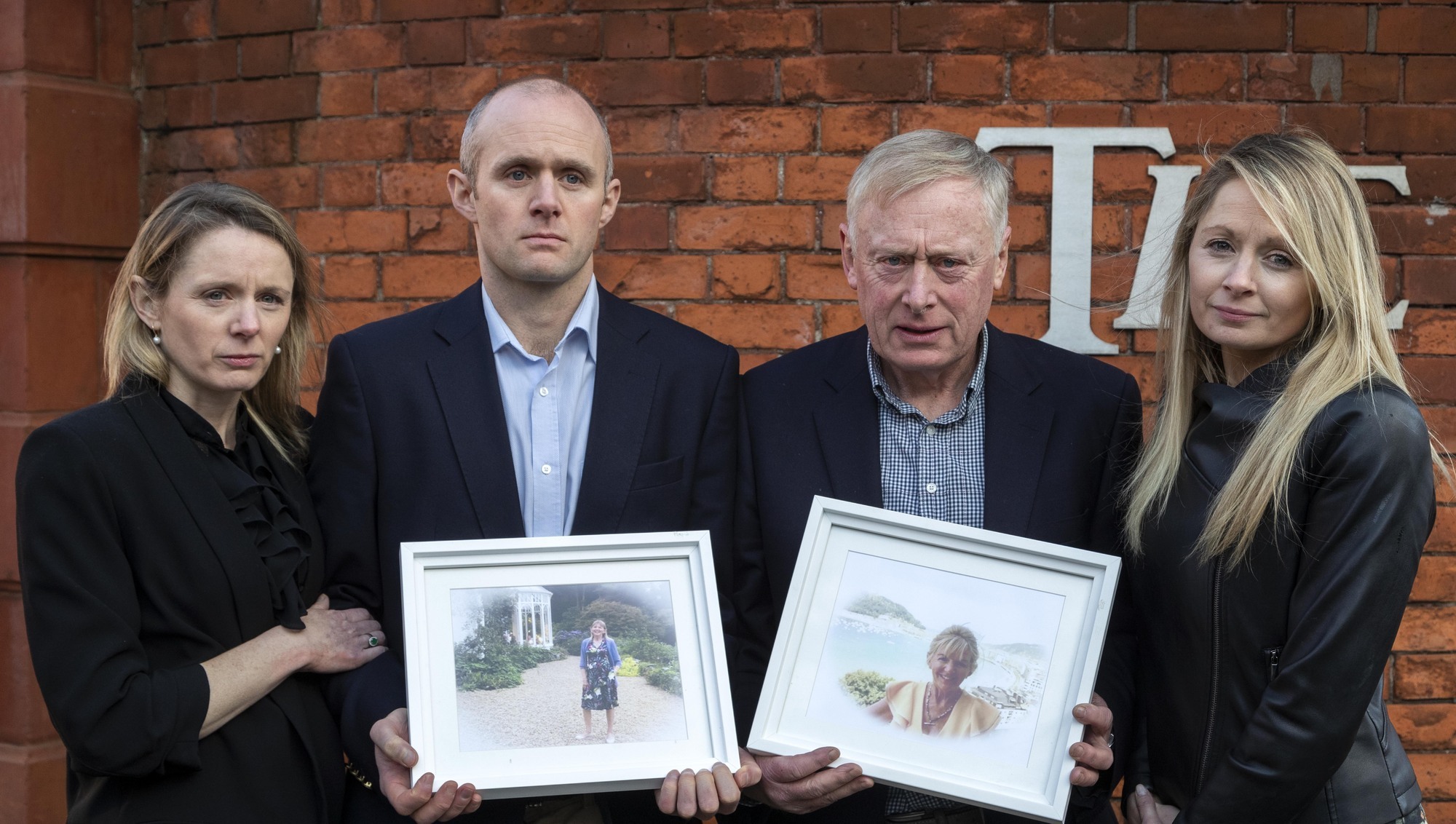 Niamh O'Doherty, Cian O'Doherty, Michael O'Doherty, and Clodagh O'Doherty, the children and husband of the late Margaret O'Doherty, leaving Dublin District Coroners Court after the inquest in 2023. File picture: Colin Keegan