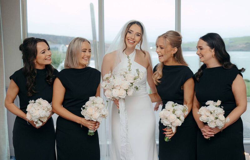 Judy Collins with Tara Nolan, Caitriona Kelly, Casey Smith and Hannah Dineen. Pictures: Dylan Clifford 
