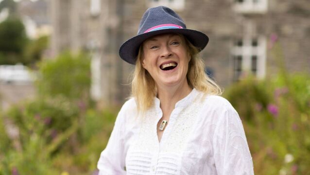 <p>Author Sarah Webb pictured at Castletownsend West Cork. Picture: Emma Jervis</p>