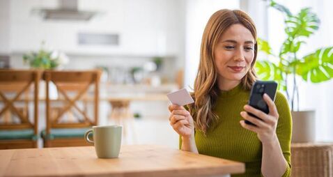 Buyer enjoys the convenience of shopping online