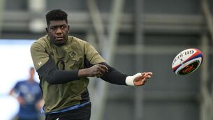 <p>Edwin Edogbo during training. Pic: Brendan Moran/Sportsfile</p> <p>Edwin Edogbo during training. Pic: Brendan Moran/Sportsfile</p>