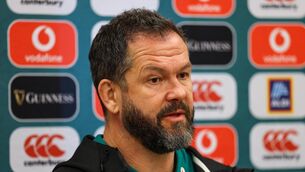<p>Head coach Andy Farrell. Pic: Ben Brady/Inpho</p> <p>Head coach Andy Farrell. Pic: Ben Brady/Inpho</p>