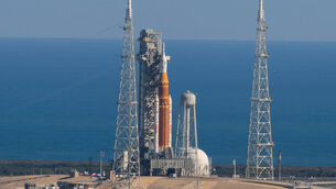 <p>Nasa completed the test late at night and said there was minimal hydrogen leakage, well within safety limits.</p>