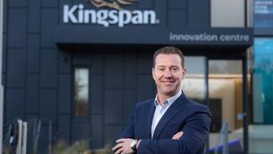 <p>Kingspan CEO Gene Murtagh said the company is rapidly ramping up manufacturing capacity in the US, Middle East and Asia.</p>