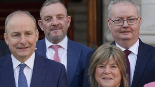 <p>Michael Moynihan would not say when the review would be completed (Brian Lawless/PA)</p>