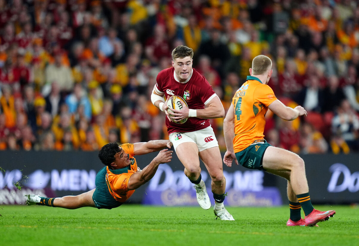 England and British and Irish Lions winger Tommy Freeman. 