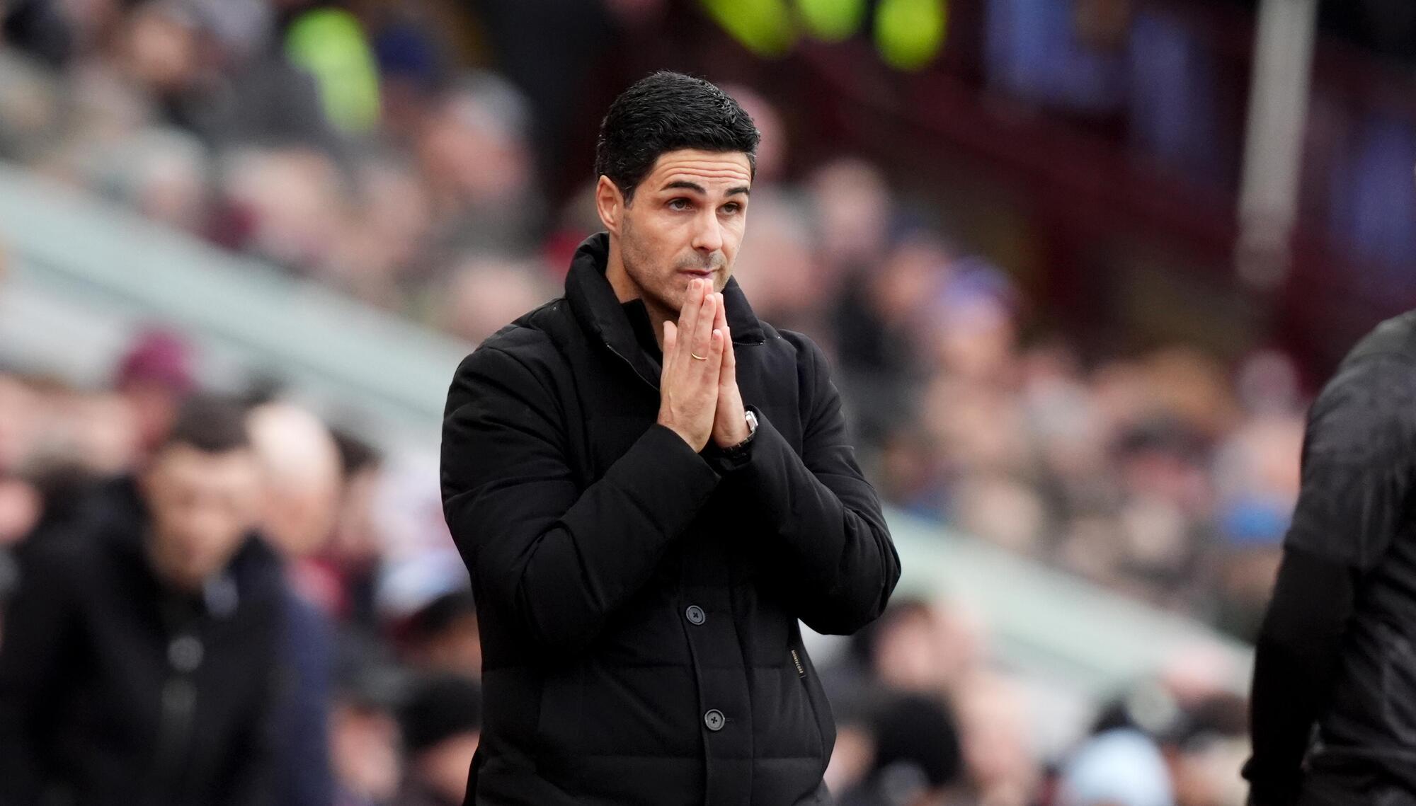 Mikel Arteta urges Arsenal to ‘keep calm’ in battle for Premier League title