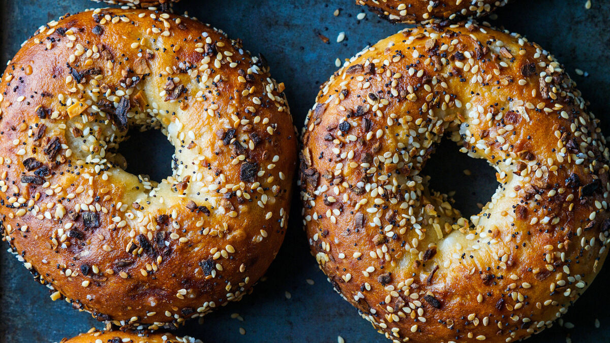 Homemade bagels
