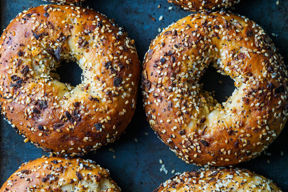Homemade bagels