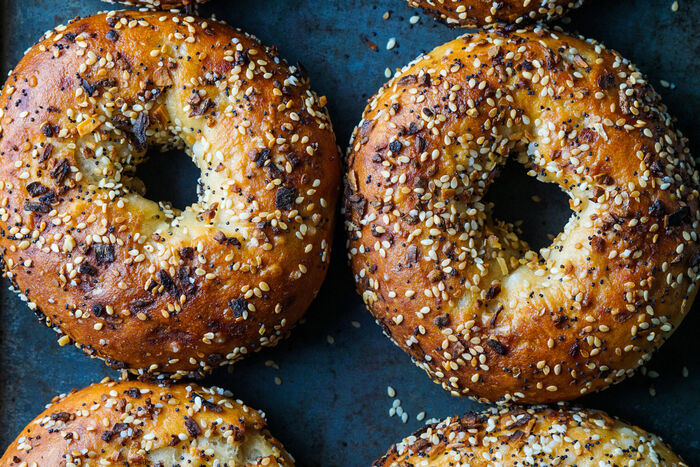 Homemade bagels