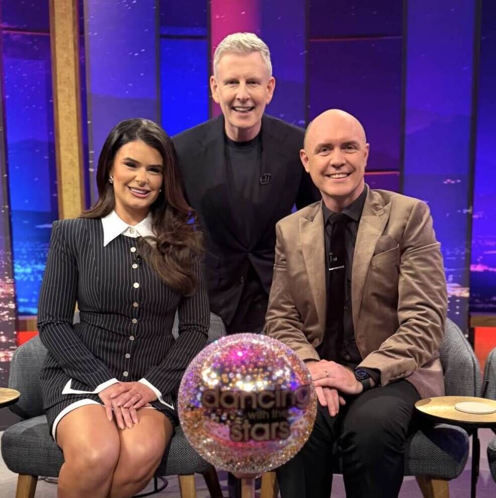Dancing with the Stars judges Karen Byrne and Brian Redmond on the Late Late Show