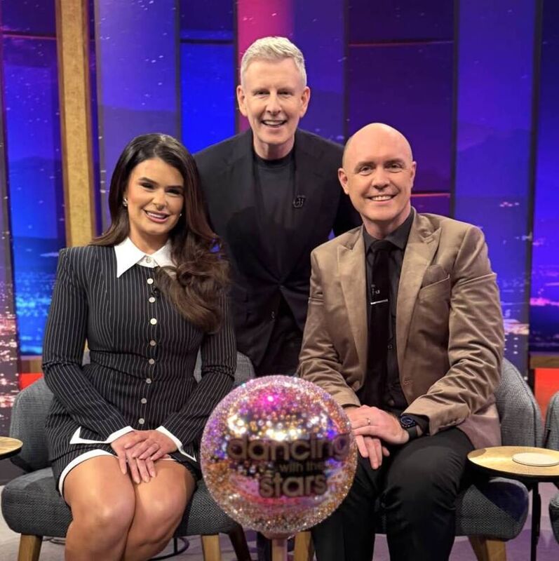 Dancing with the Stars judges Karen Byrne and Brian Redmond on the Late Late Show