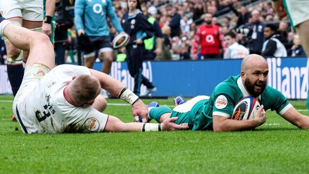 <p>STAR MAN: Ireland's Jamison Gibson-Park scores a try </p>