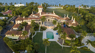 <p>FILE - An aerial view of president Donald Trump's Mar-a-Lago estate is seen, Aug. 10, 2022, in Palm Beach, Fla. (AP Photo/Steve Helber, File)</p>