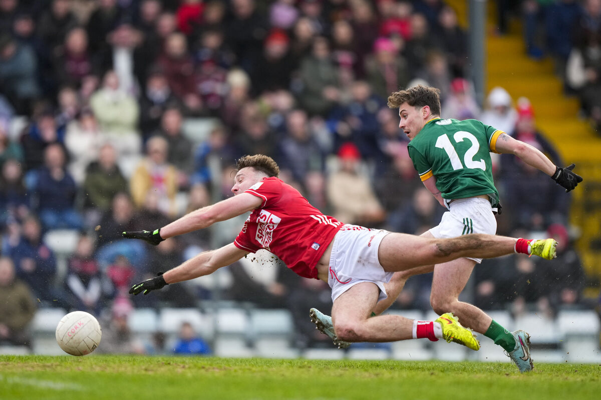 James Conlon of Meath has a shot at goal. Pic: ©INPHO/James Lawlor