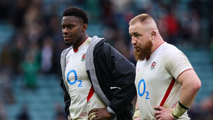 <p>TOUGH TIMES: England's Maro Itoje dejected after the match. PIc: INPHO/Ben Brady</p>