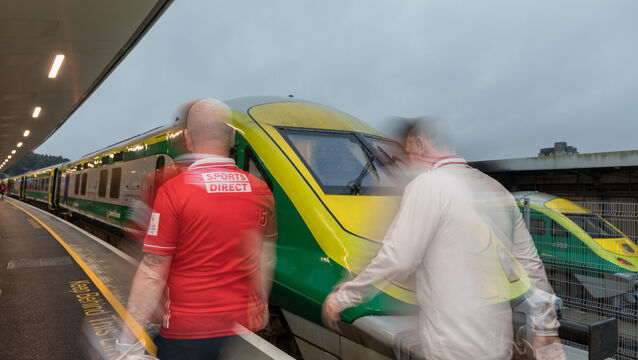 <p>The Ladies in Kent Station is always highly entertaining because of the signage. Picture: David Creedon</p>