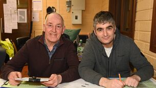 <p>The Longford/Monaghan duo of Pakie Duffy (left) and Evin Hughes (Subaru Impreza) clinched the 2025/2026 Motorsport Ireland National Navigation Trial Championship with a second place finish on the Cavan Navigation Trial, the penultimate round of the series. Pic: Martin Walsh.</p>