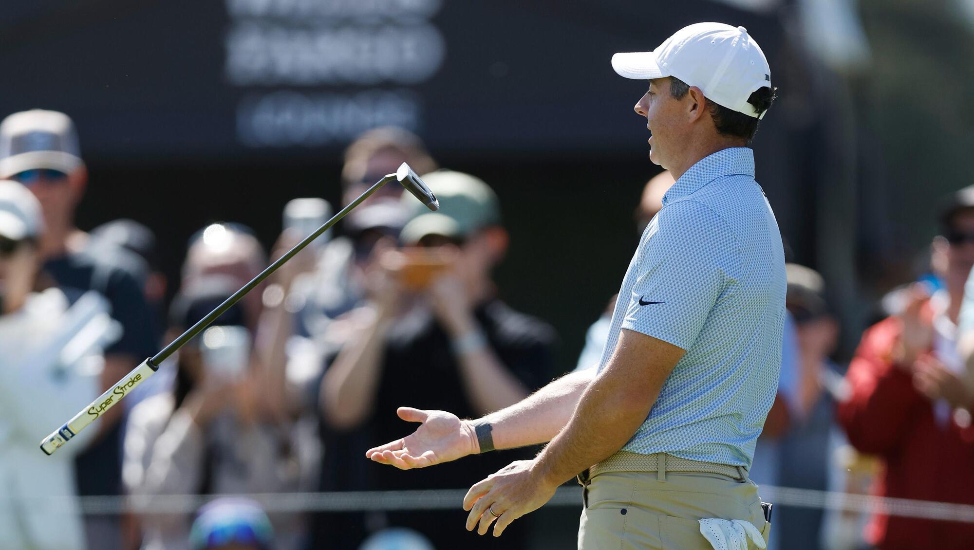 Monster birdie on last not enough as McIlroy misses out on Genesis by a shot