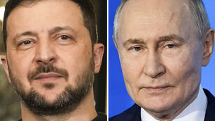 <p>Ukraine's president Volodymyr Zelenskyy and Russian president Vladimir Putin. File pictures: Aurelien Morissard and Pavel Bednyakov/AP</p>