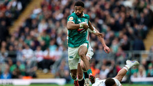<p>Robert Baloucoune underlined his growing international credentials with a try. Picture: INPHO/Billy Stickland</p>