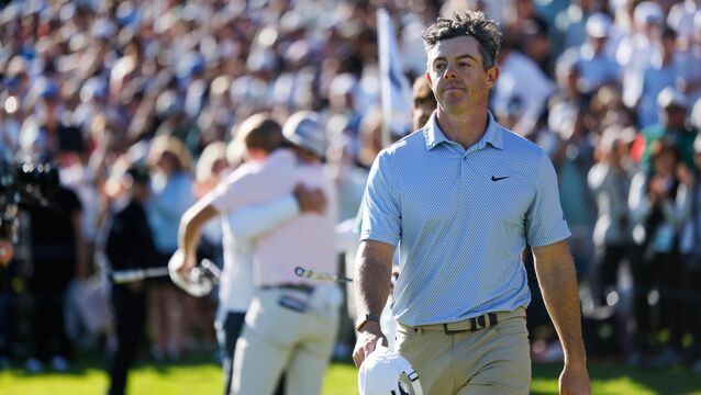 <p>Rory McIlroy wished he had had a better weekend in Los Angeles (Caroline Brehman/AP)</p>