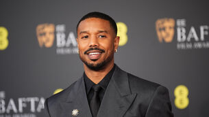 <p>Michael B. Jordan attending the 79th British Academy Film Awards, at the Royal Festival Hall, Southbank Centre, London. </p>