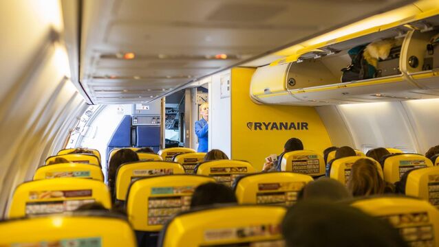 <p>Ryanair's solicitor stated in written evidence it had been alleged the airline’s employees had caused Ms Domzalska, referred to as the boy’s guardian on the flight and seated next to him, to spill the hot beverage over him. They claimed his injuries had been due to acts or errors on the grandmother's part. File picture</p>