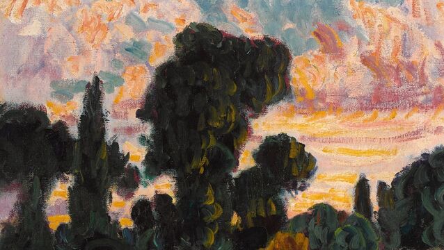 <p>'Le Loing at Sundown' by Roderic O'Conor at Whyte's.</p>