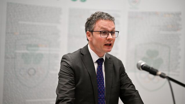 <p>Minister for Arts, Media, Communications, Culture and Sport Patrick O'Donovan TD. Pic: David Fitzgerald/Sportsfile</p>