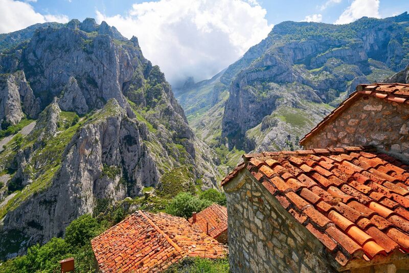 Picos de Europa of Asturias Spain