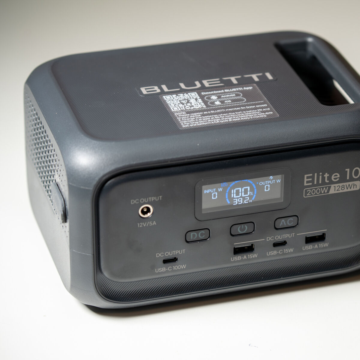 BLUETTI Elite 10 – Station électrique 200W 128Wh LFP, Portable Camping Et Voyage