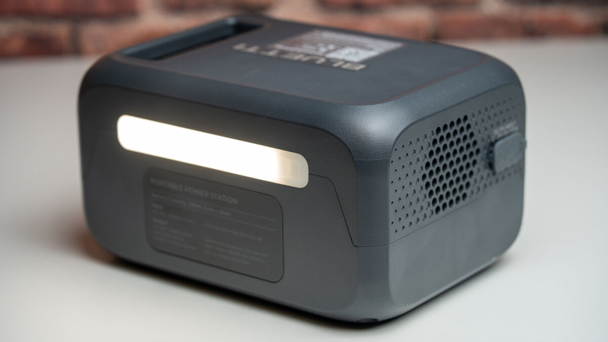 The built-in LED light offers warm and cool modes plus an SOS setting. Picture: Noel Campion.