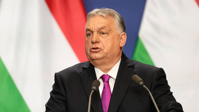 <p>Hungary’s prime minister Viktor Orban. The loan continues to be blocked by Hungary together with the 20th package of sanctions. File Picture: AP</p>