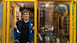 <p>Alan Hurley of HD Comics at the Market Parade in Cork. Picture: Noel Sweeney</p> <p>Alan Hurley of HD Comics at the Market Parade in Cork. Picture: Noel Sweeney</p>