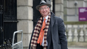 <p>Jeremy Godfrey, chairperson of Coimisiún na Meán arriving at the Dail for the Joint Committee on Artificial Intelligence to discuss recent issues around 'nudification' apps, deepfakes and consent and AI: truth and democracy. Photo: Leah Farrell/© RollingNews.ie</p>