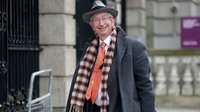 <p>Jeremy Godfrey, chairperson of Coimisiún na Meán arriving at the Dail for the Joint Committee on Artificial Intelligence to discuss recent issues around 'nudification' apps, deepfakes and consent and AI: truth and democracy. Photo: Leah Farrell/© RollingNews.ie</p>