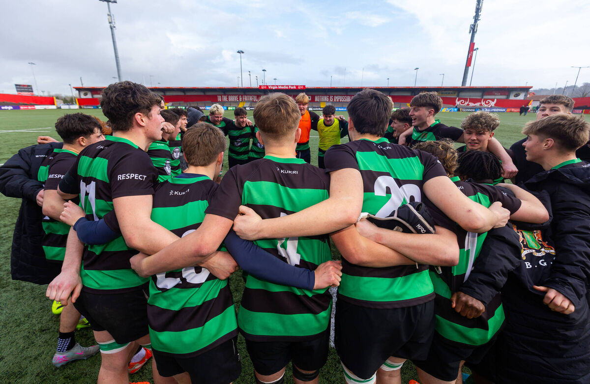 Bandon Grammar team huddle. Pic: ©INPHO/Tom O’Hanlon Bandon Grammar team huddle. Pic: ©INPHO/Tom O’Hanlon