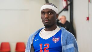 <p>MAJOR BLOW: Injured Tamyrik Fields on the sideline. Pic: Noel Sweeney</p>