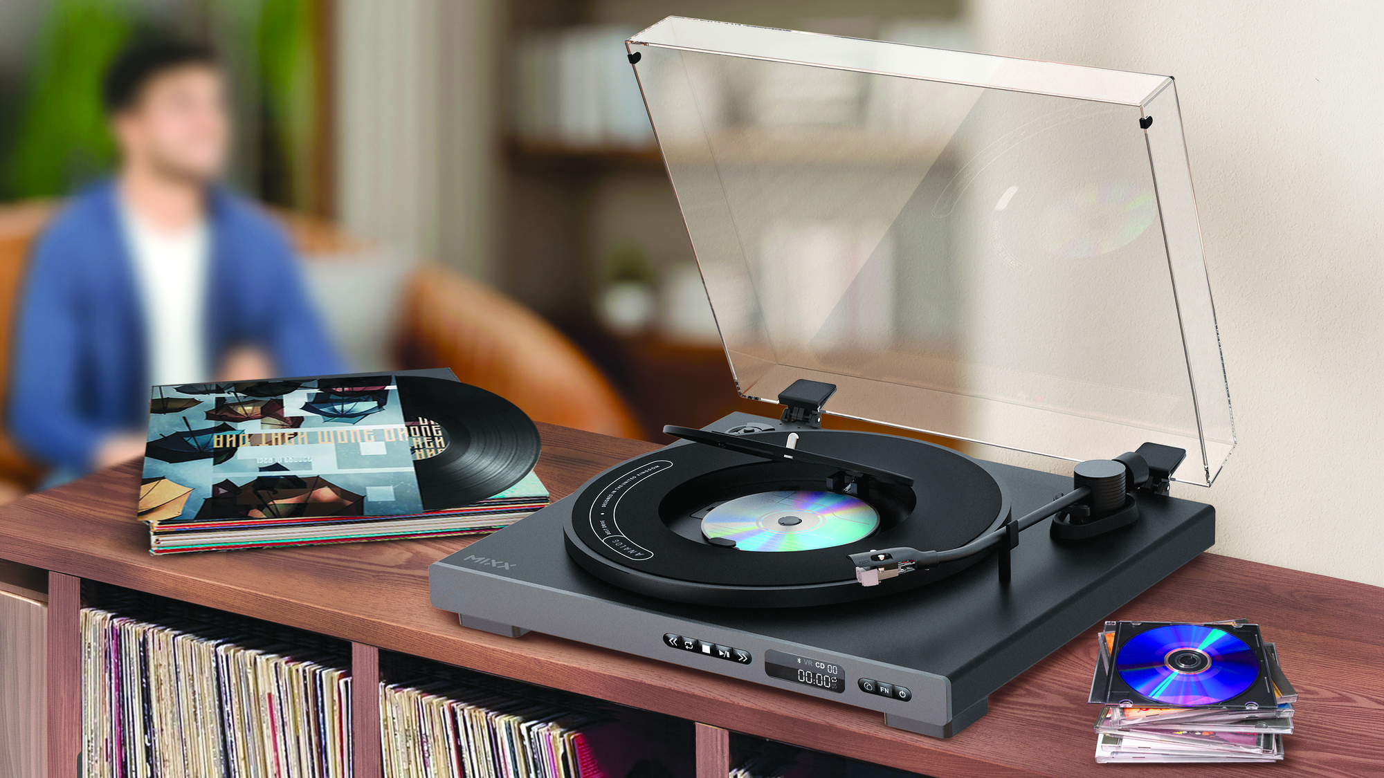 Mixx Analog Plus 2-in-1 CD/Record player review: Modern convenience meets classic vinyl and CD playback