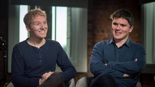 <p>Patrick and John Collison, founders of Stripe.</p>