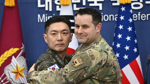 Military chiefs announced the move on Wednesday (Pool Photo via AP) Military chiefs announced the move on Wednesday (Pool Photo via AP)