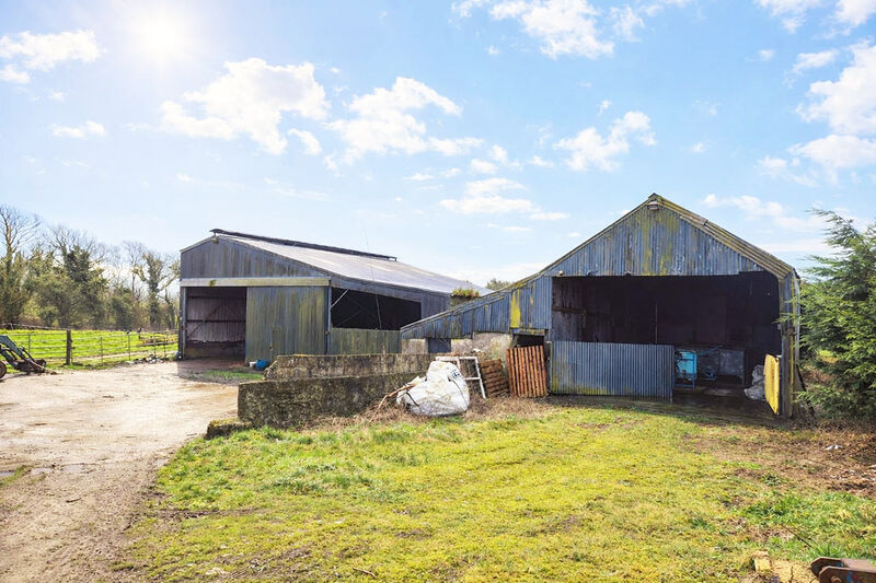 Some of the outbuildings on the farm.