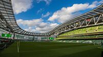 A general view of the Aviva Stadium 26/3/2019