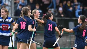 <p> Celebrations after Rebecca O'Connell scored the opening goal for Scoil Mhuire College against Cresent College Comprehensive in the SO Hockey Munster Senior Girls Schools Cup Final at Garryduff Sports Centre. Picture: Larry Cummins</p> <p> Celebrations after Rebecca O'Connell scored the opening goal for Scoil Mhuire College against Cresent College Comprehensive in the SO Hockey Munster Senior Girls Schools Cup Final at Garryduff Sports Centre. Picture: Larry Cummins</p>